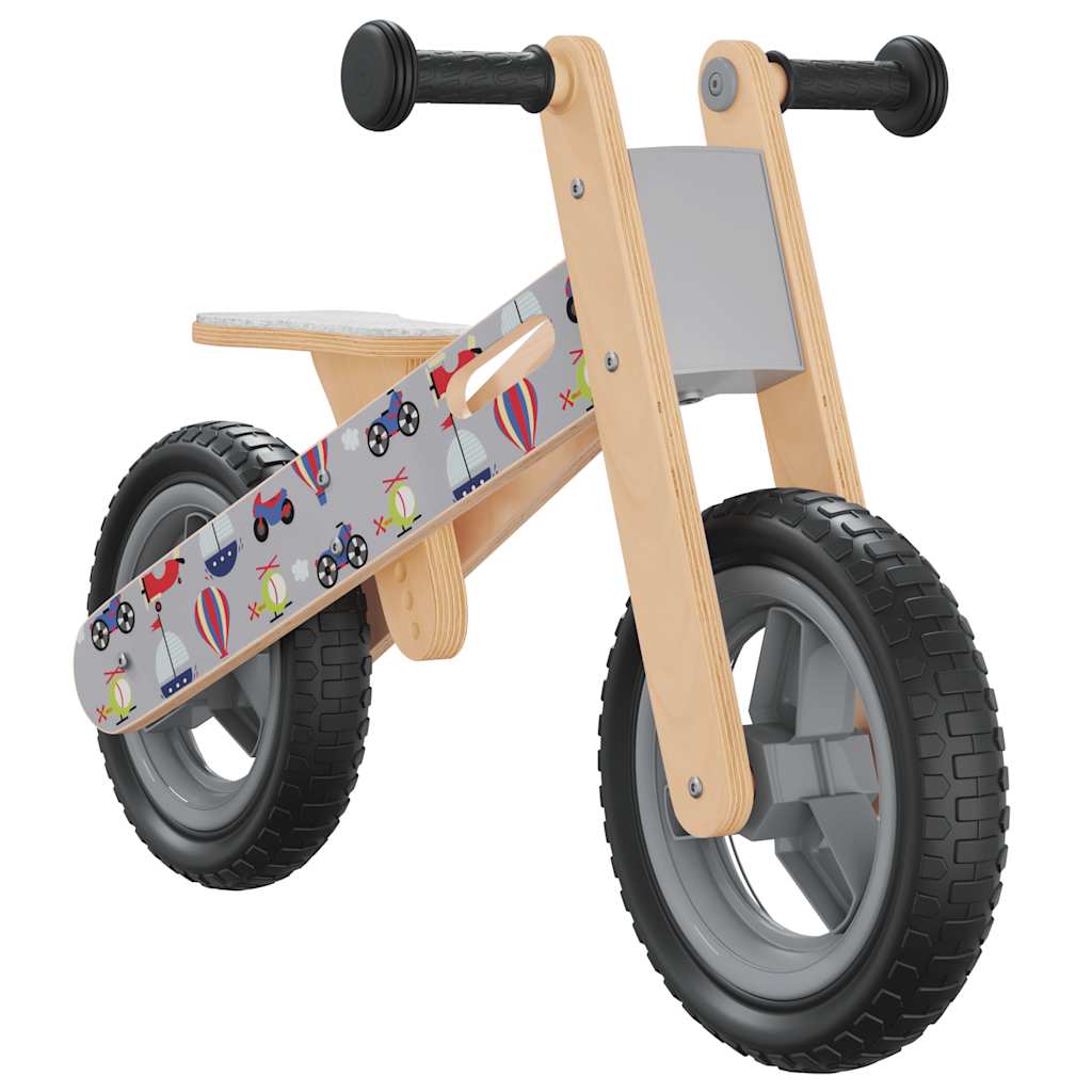 balance bike for children, with grey print