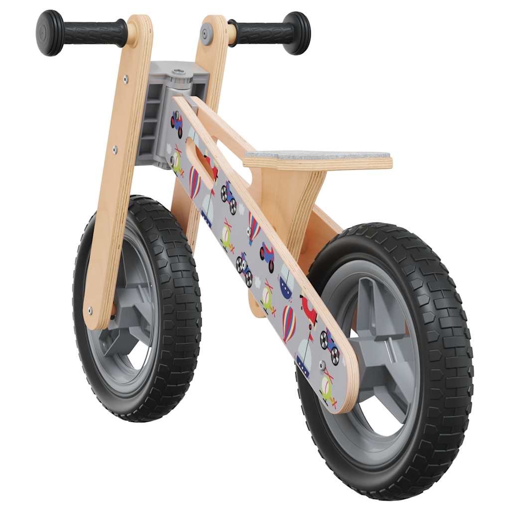 balance bike for children, with grey print