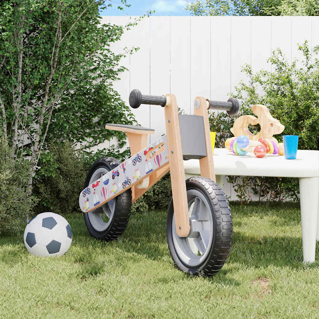 balance bike for children, with grey print