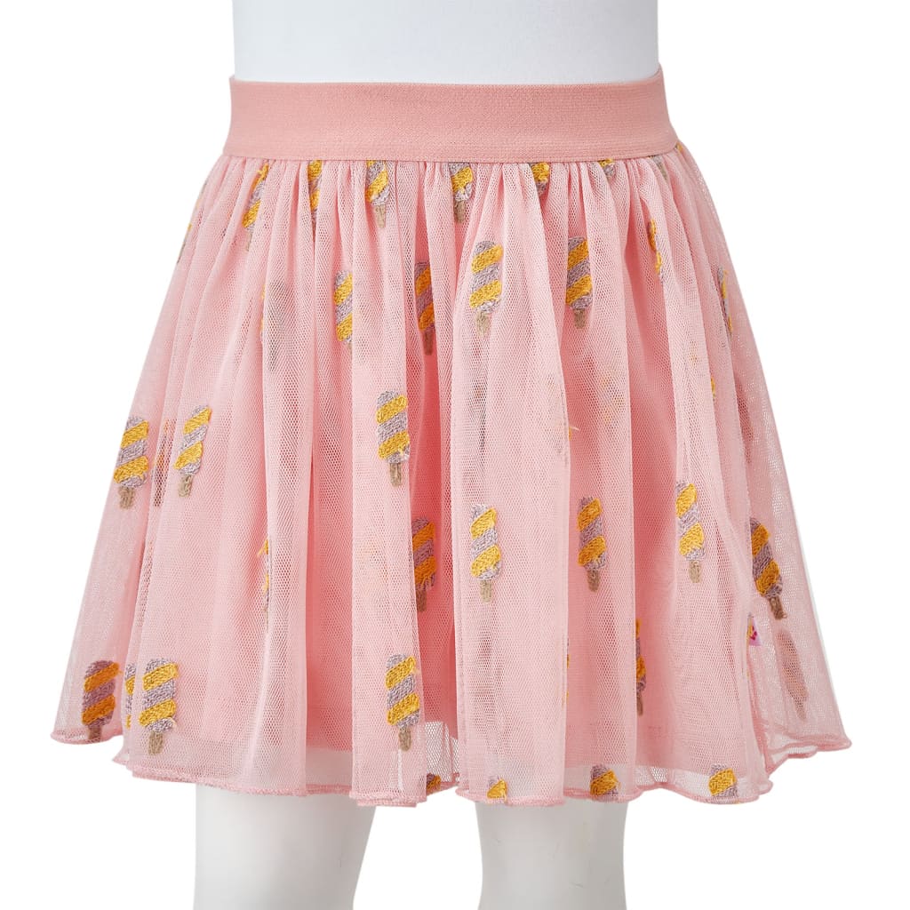 Children's tulle skirt, light pink, 92