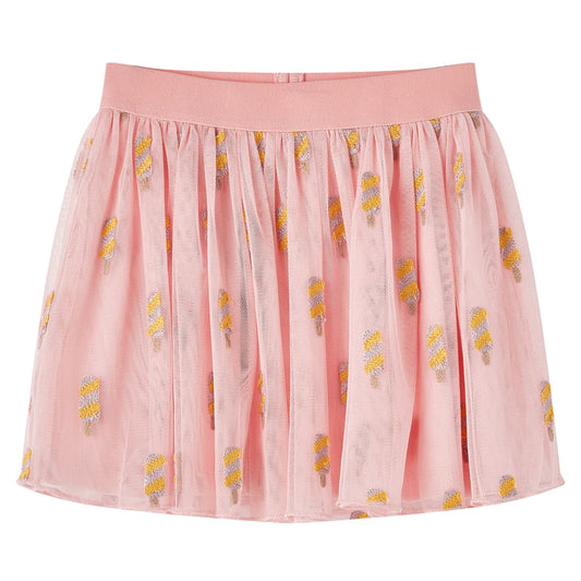 Children's tulle skirt, light pink, 140