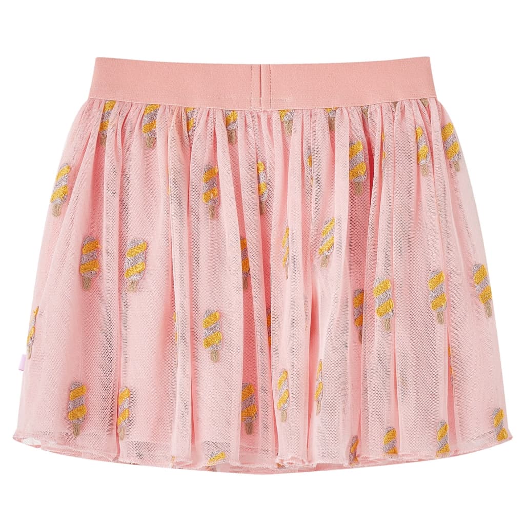 Children's tulle skirt, light pink, 140