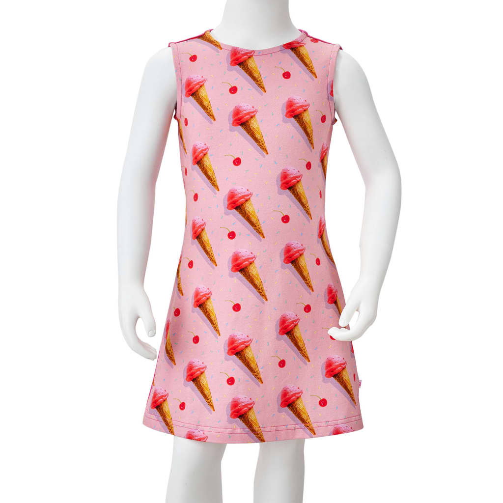 Children's dress, bright pink, 92