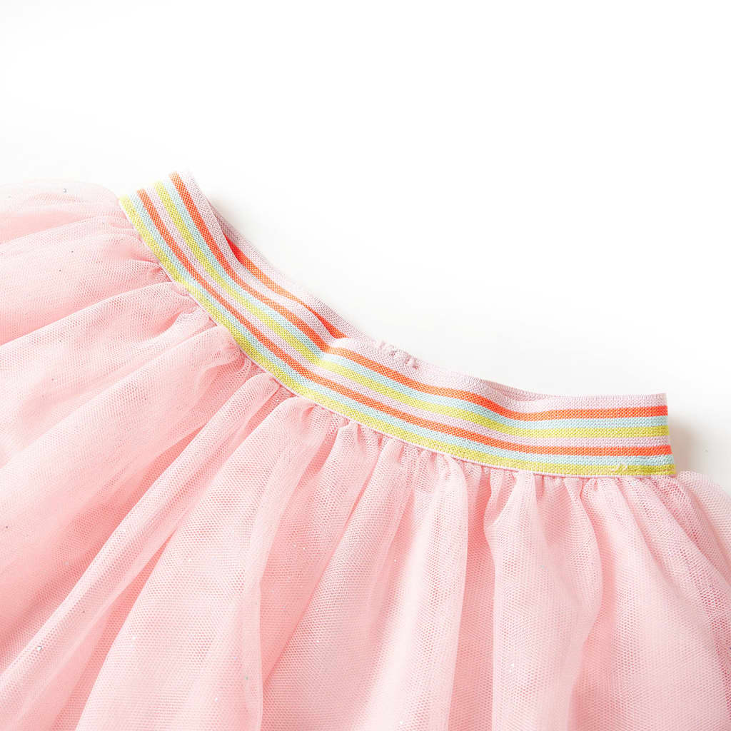 Children's tulle skirt, light pink, 92