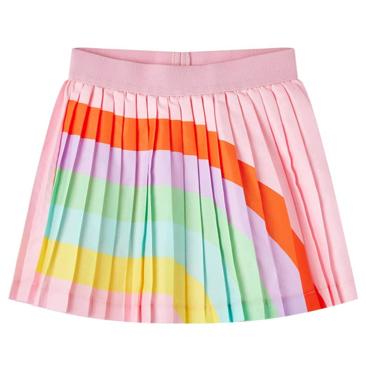 Children's pleated skirt, light pink, 92