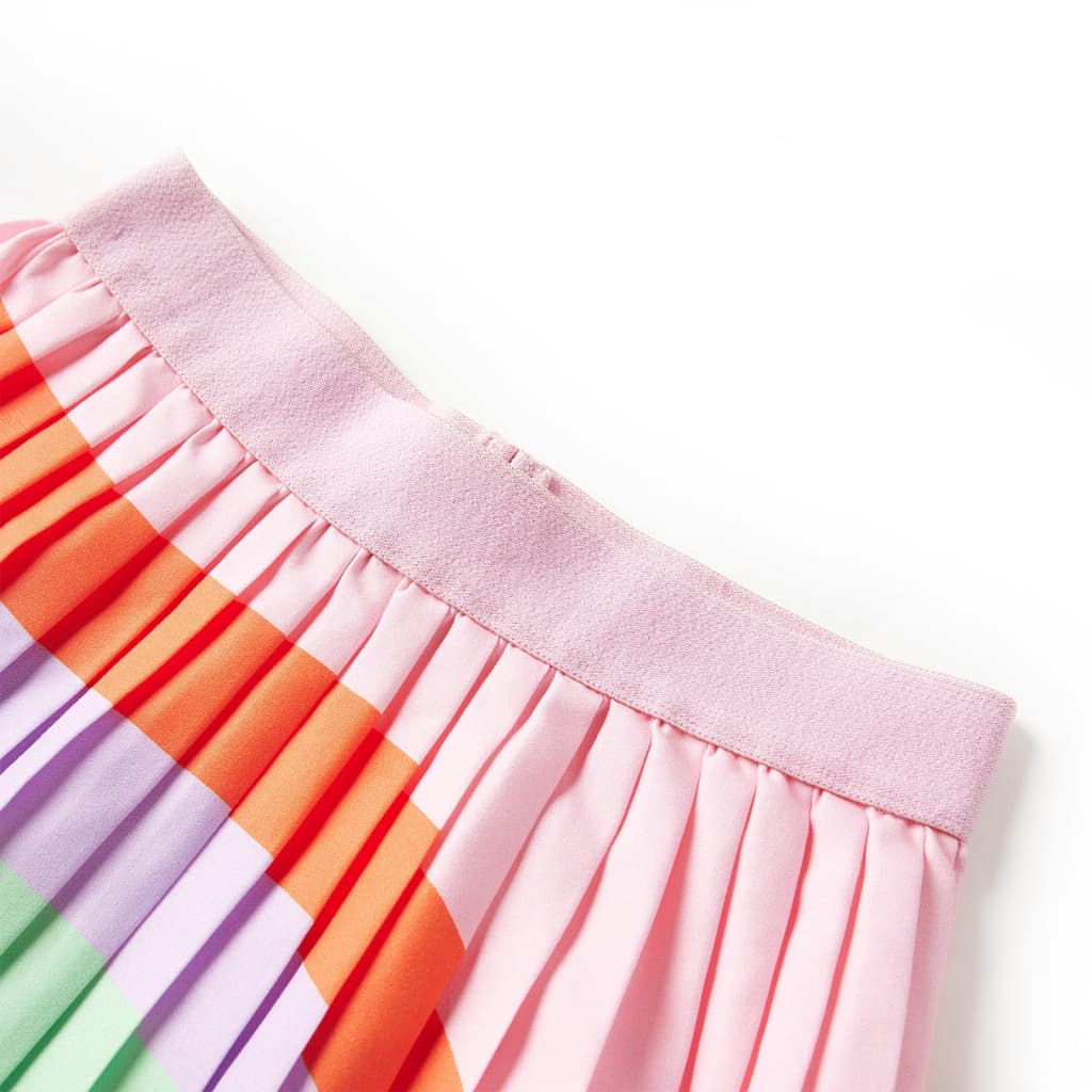 Children's pleated skirt, light pink, 92