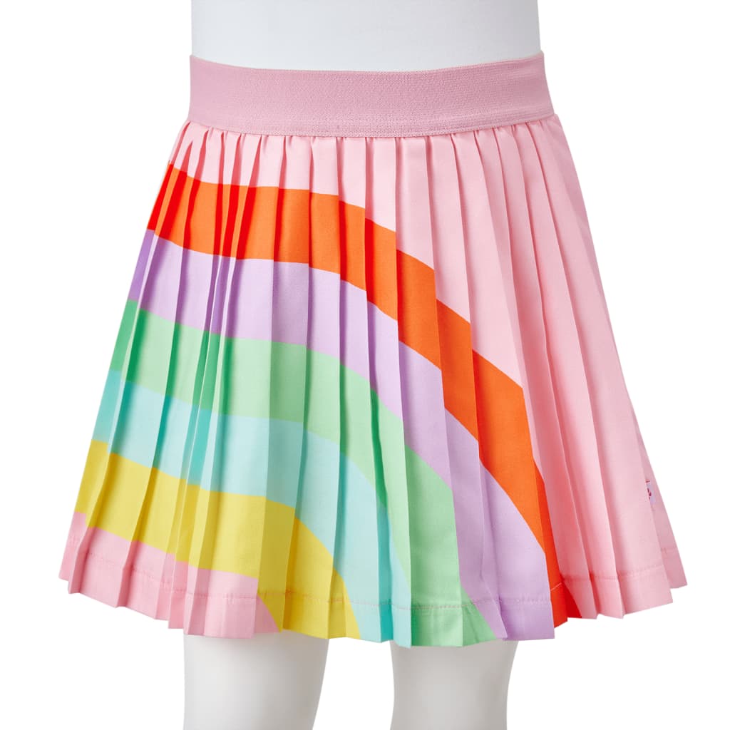 Children's pleated skirt, light pink, 92