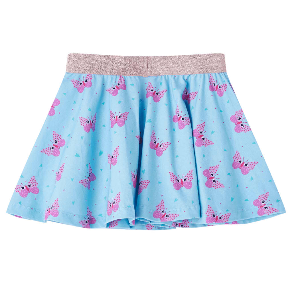 Children's skirt, with butterflies, blue, 92