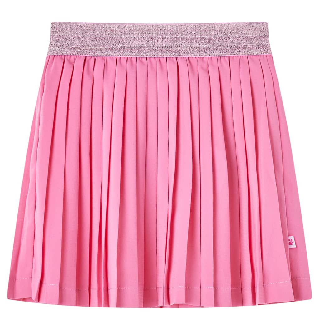 Children's pleated skirt, pink, 92