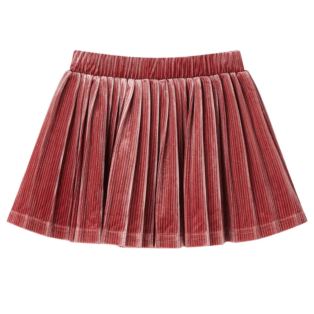 Children's pleated skirt, pink, 92