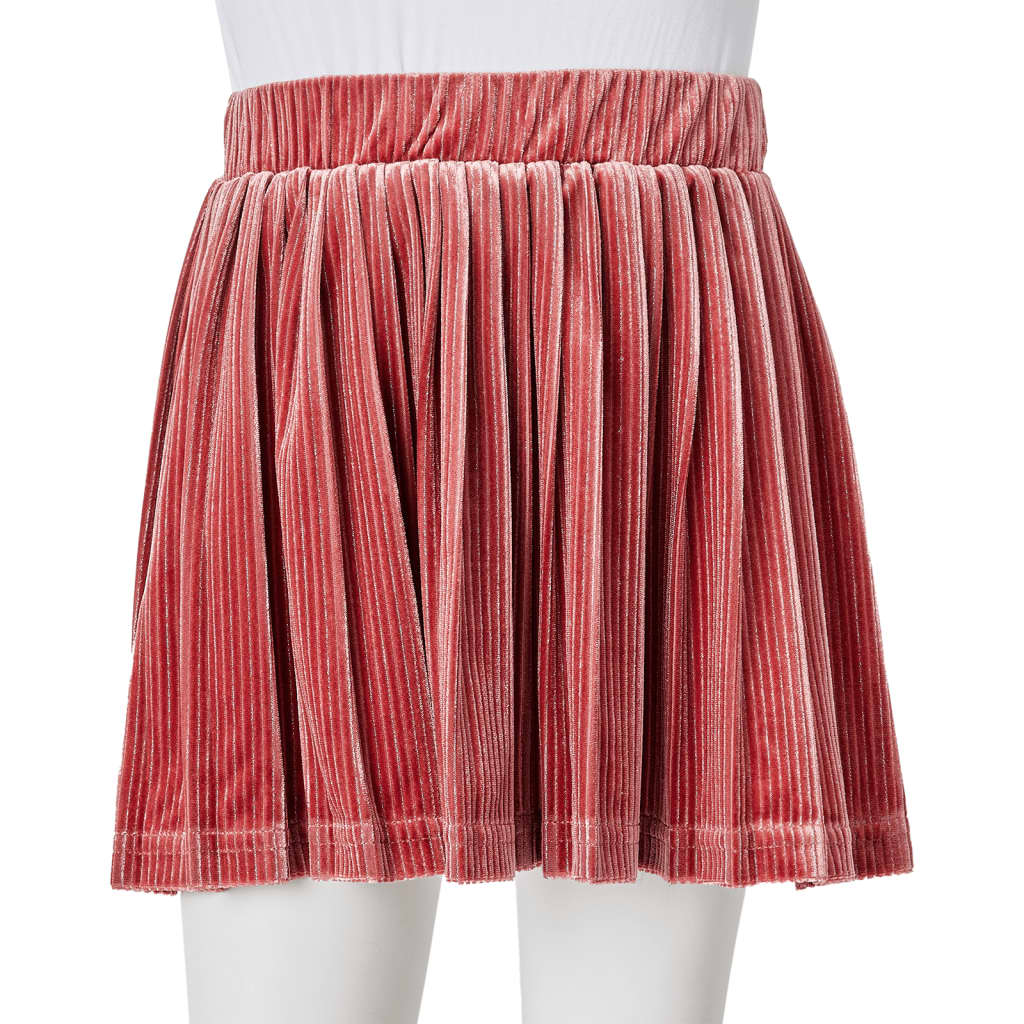 Children's pleated skirt, pink, 92