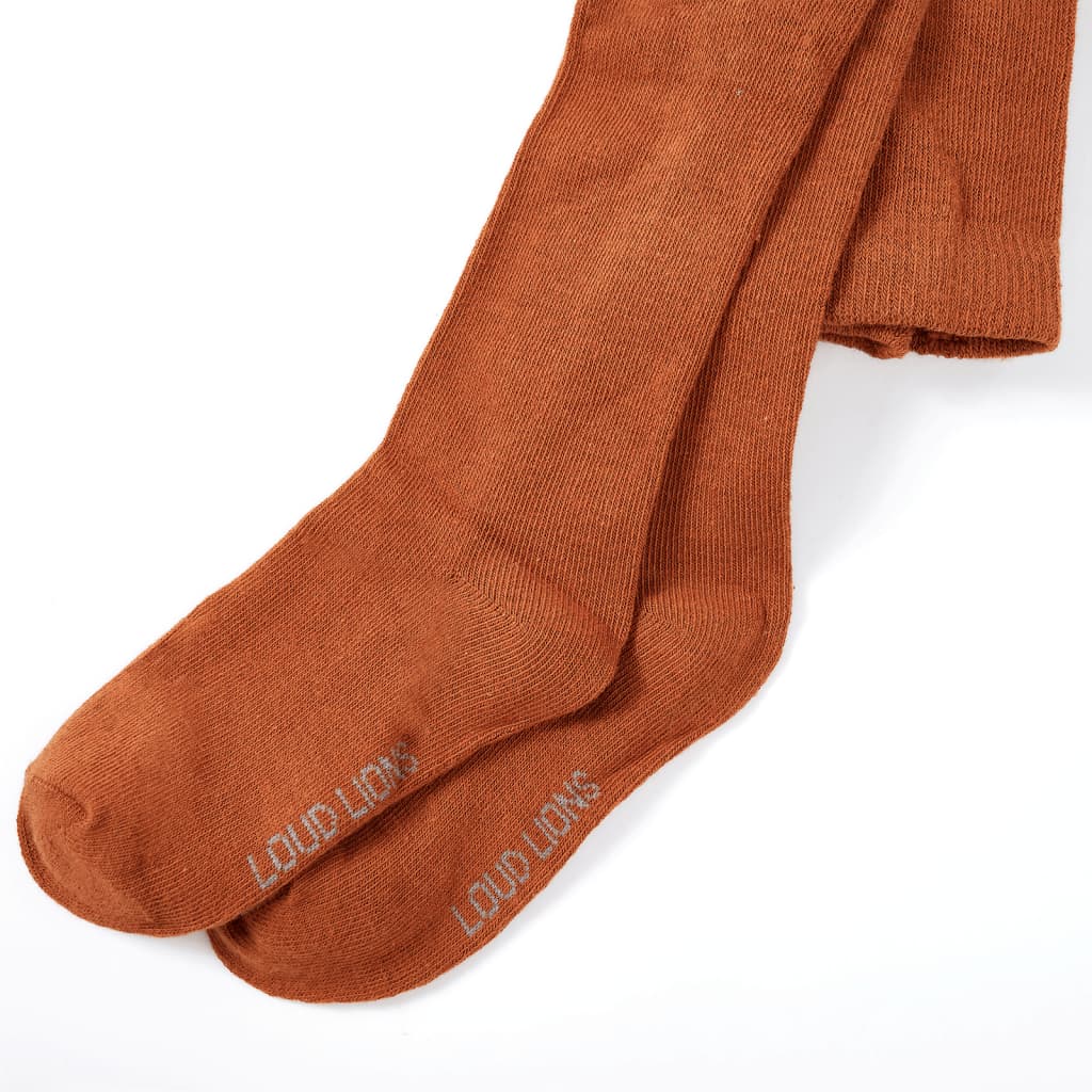 Children's tights, cognac brown, 104