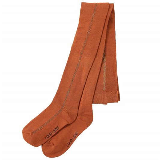 Children's tights, cognac brown, 92