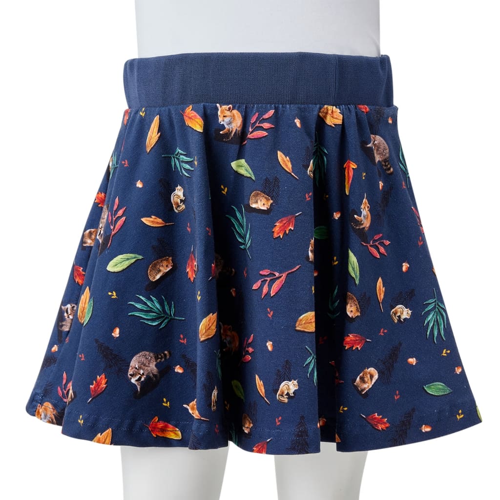 Children's skirt, navy blue, 128