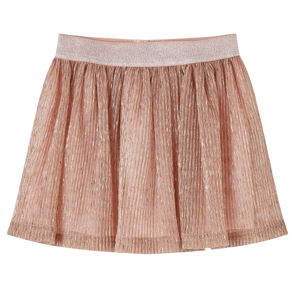 Children's skirt with glitter, pale pink, 92