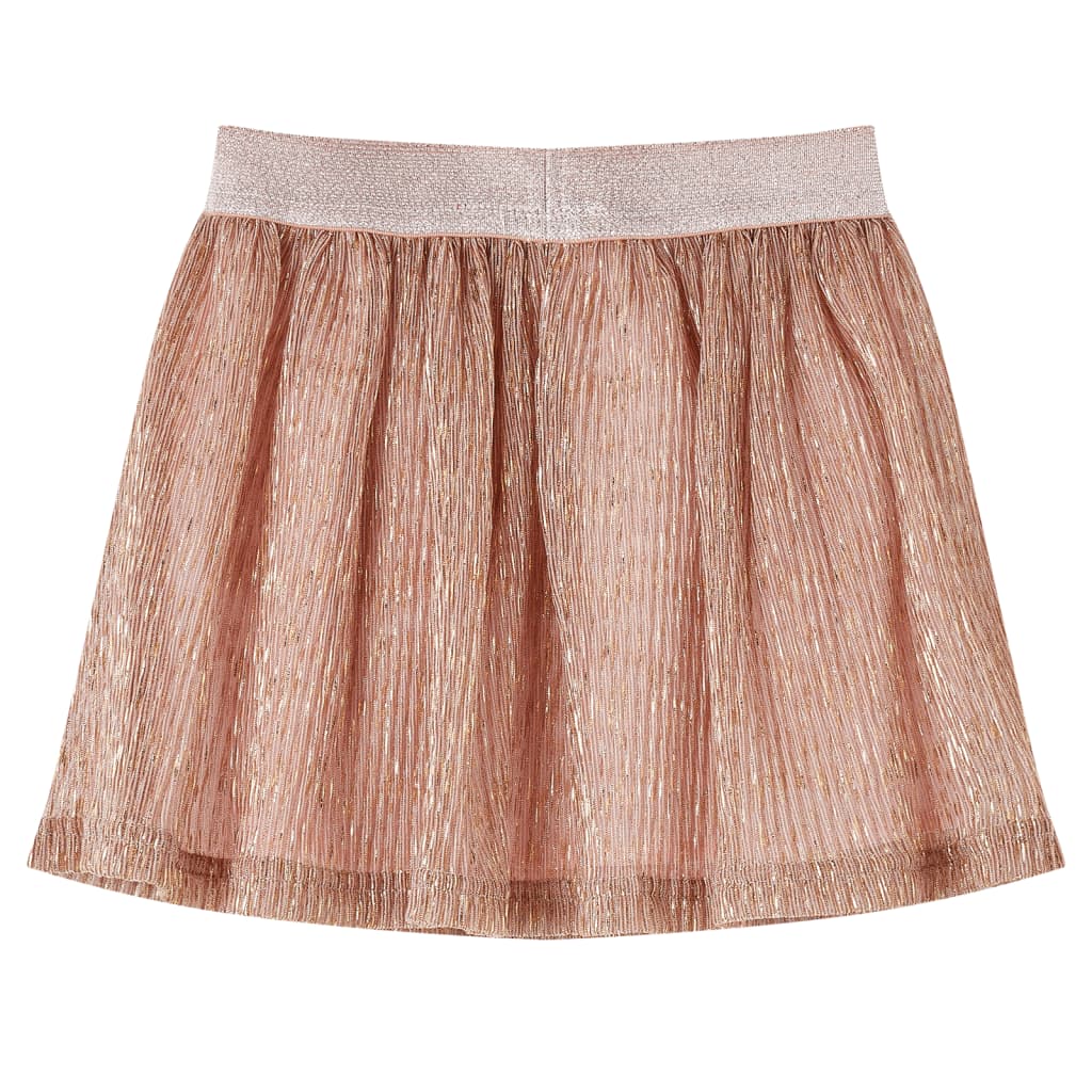 Children's skirt with glitter, pale pink, 92