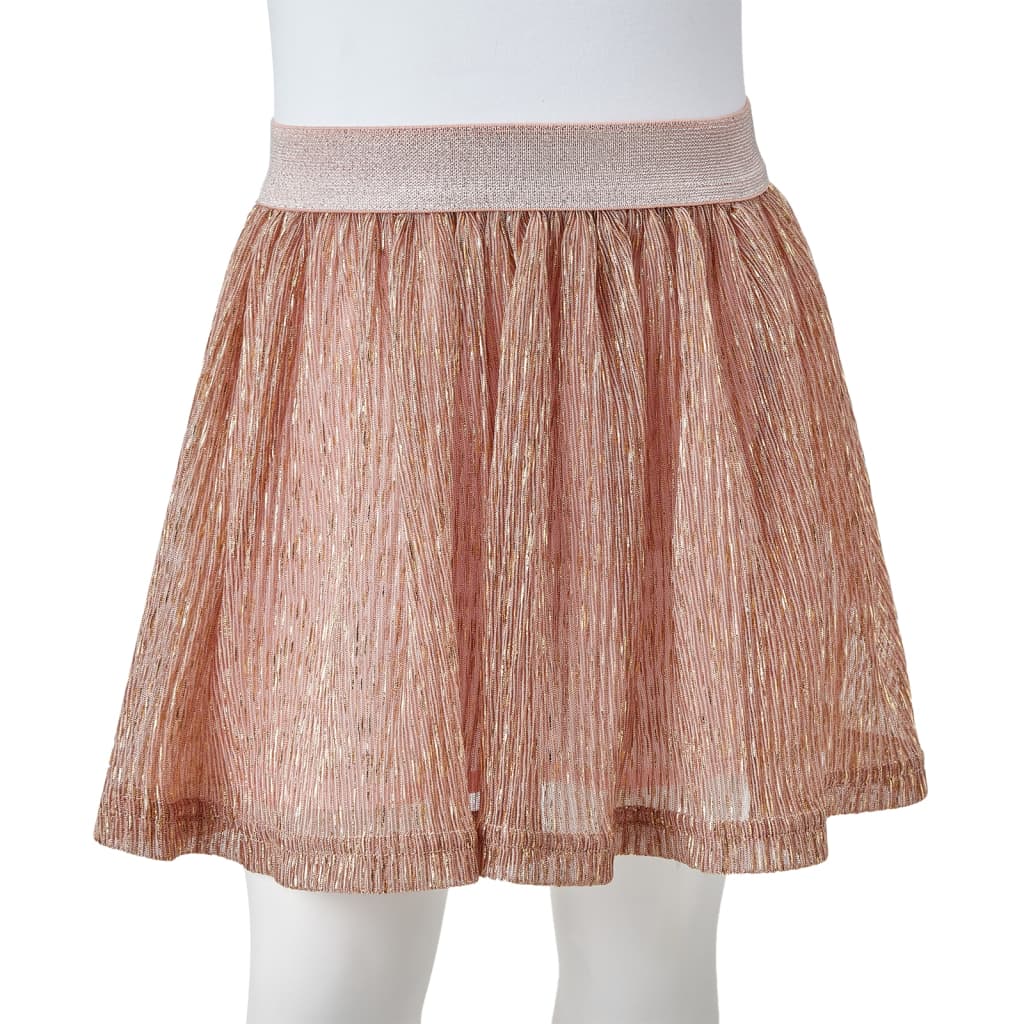 Children's skirt with glitter, pale pink, 92