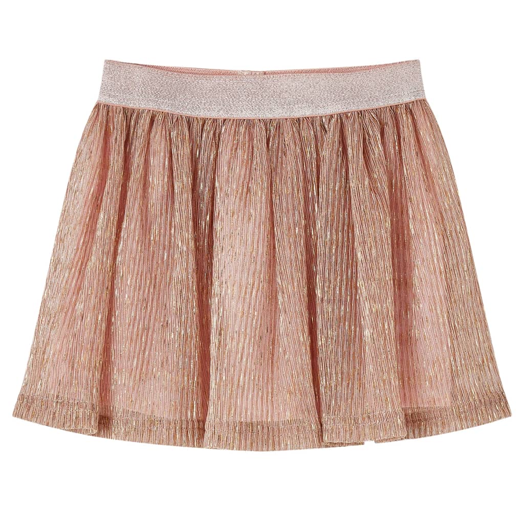 Children's skirt with glitter, pale pink, 116