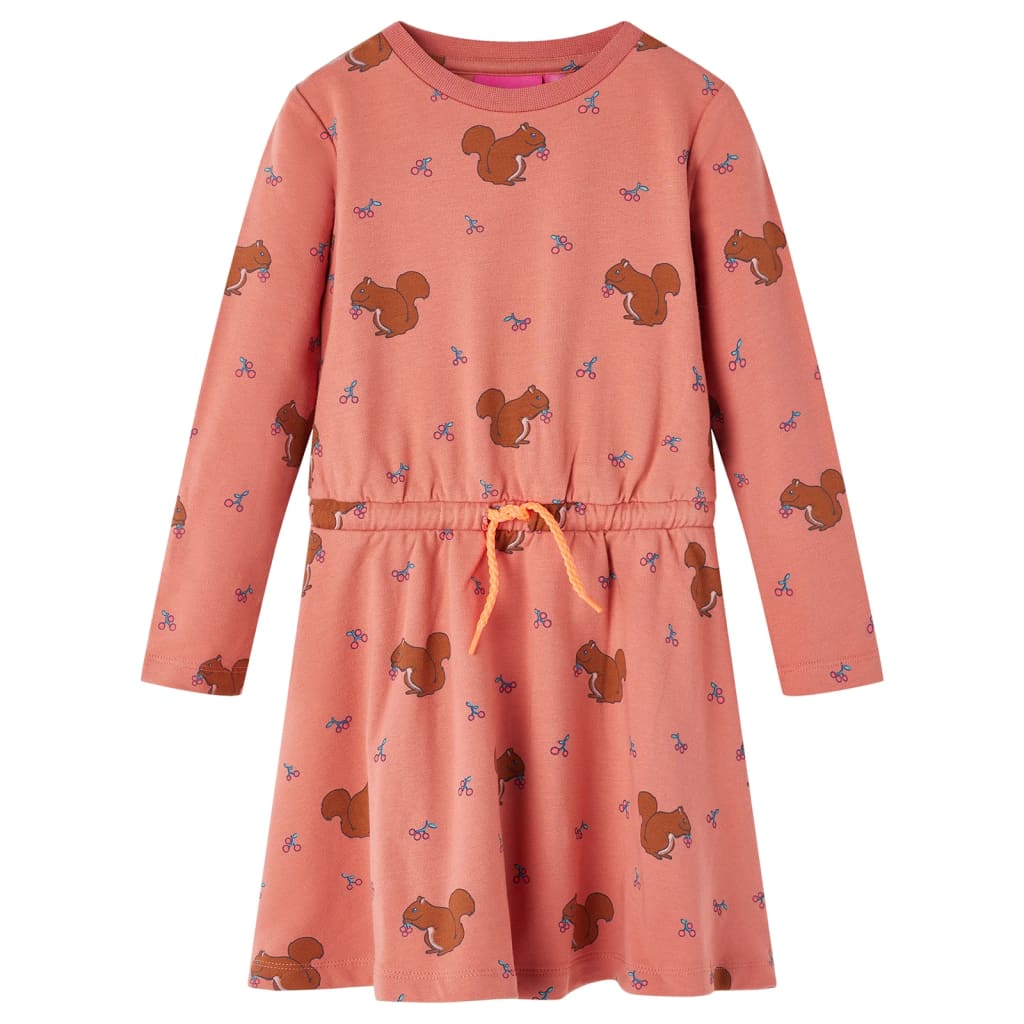 Children's dress, old pink, 140