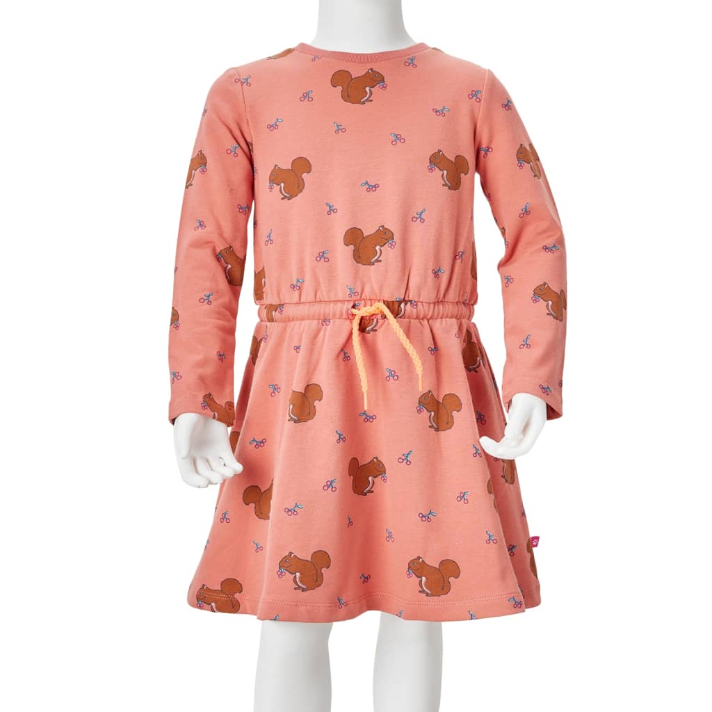 Children's dress, old pink, 140