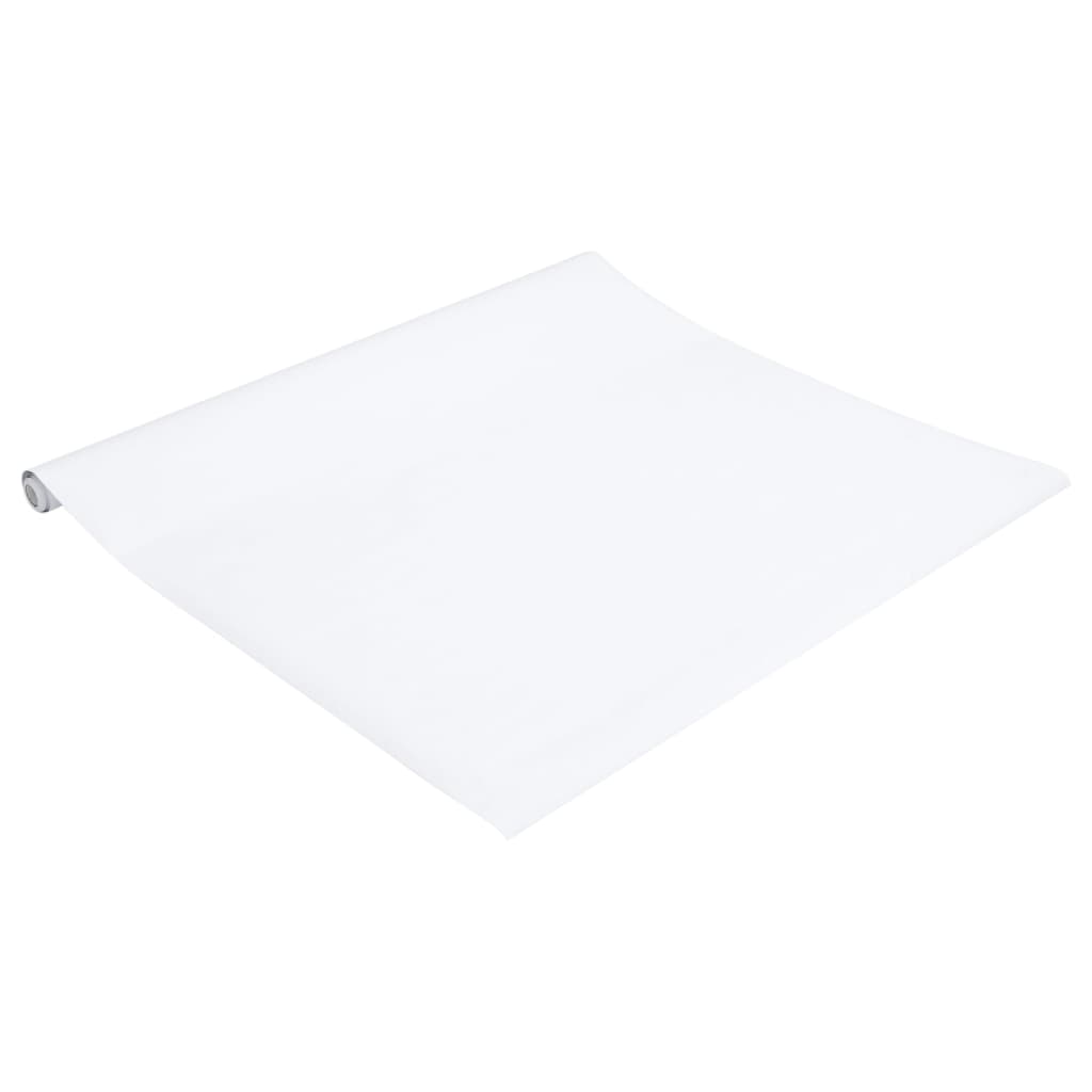 self-adhesive furniture film, matt white, 90 x 500 cm, PVC