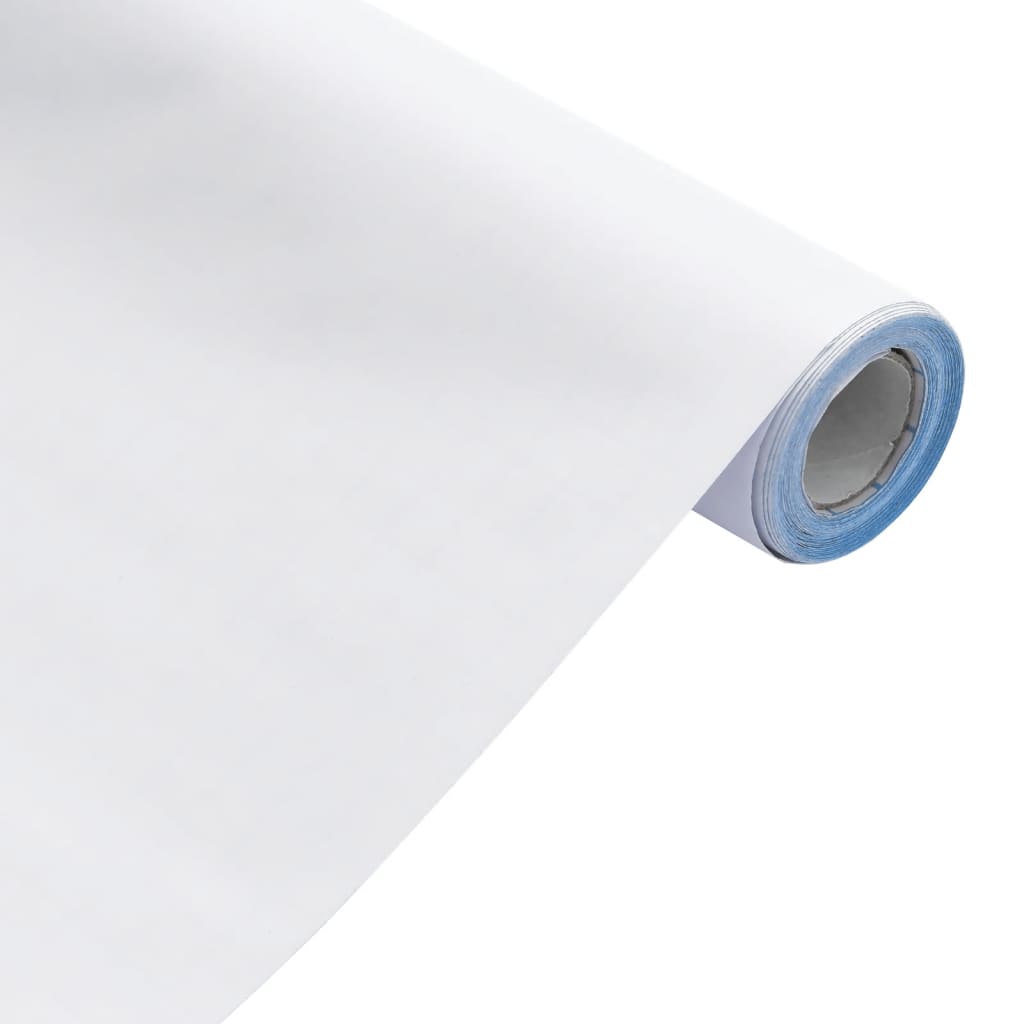 self-adhesive furniture film, matt white, 90 x 500 cm, PVC