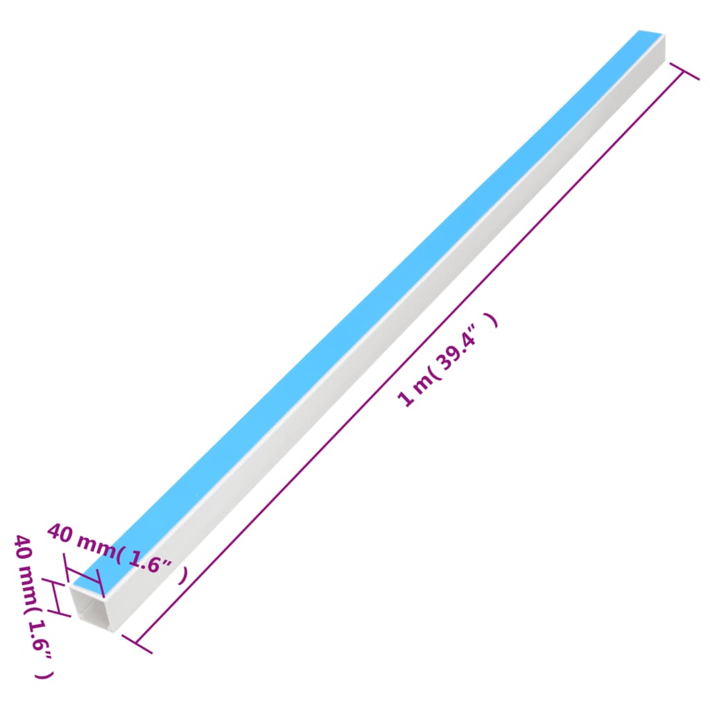 kaablikanal iseliimuv 40x40 mm 10 m PVC