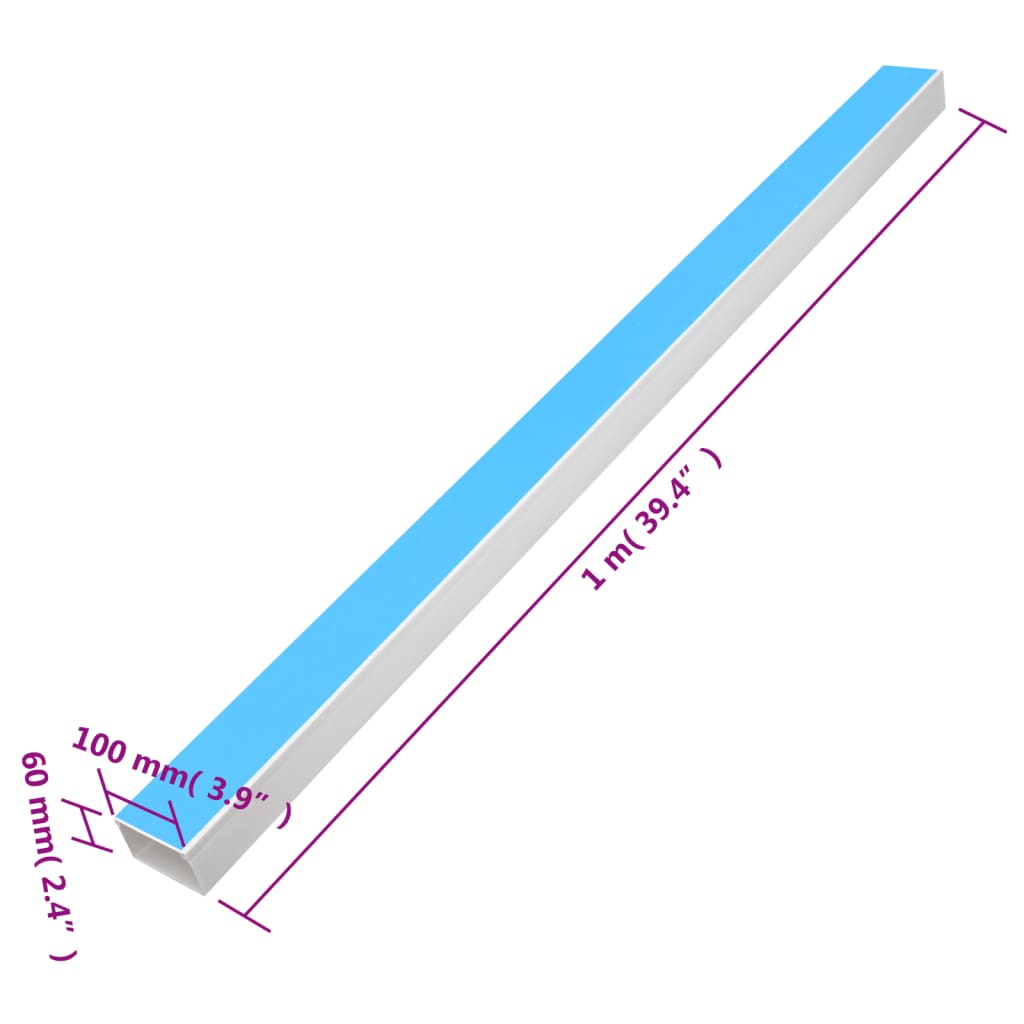 kaablikanal iseliimuv 100x60 mm 10 m PVC