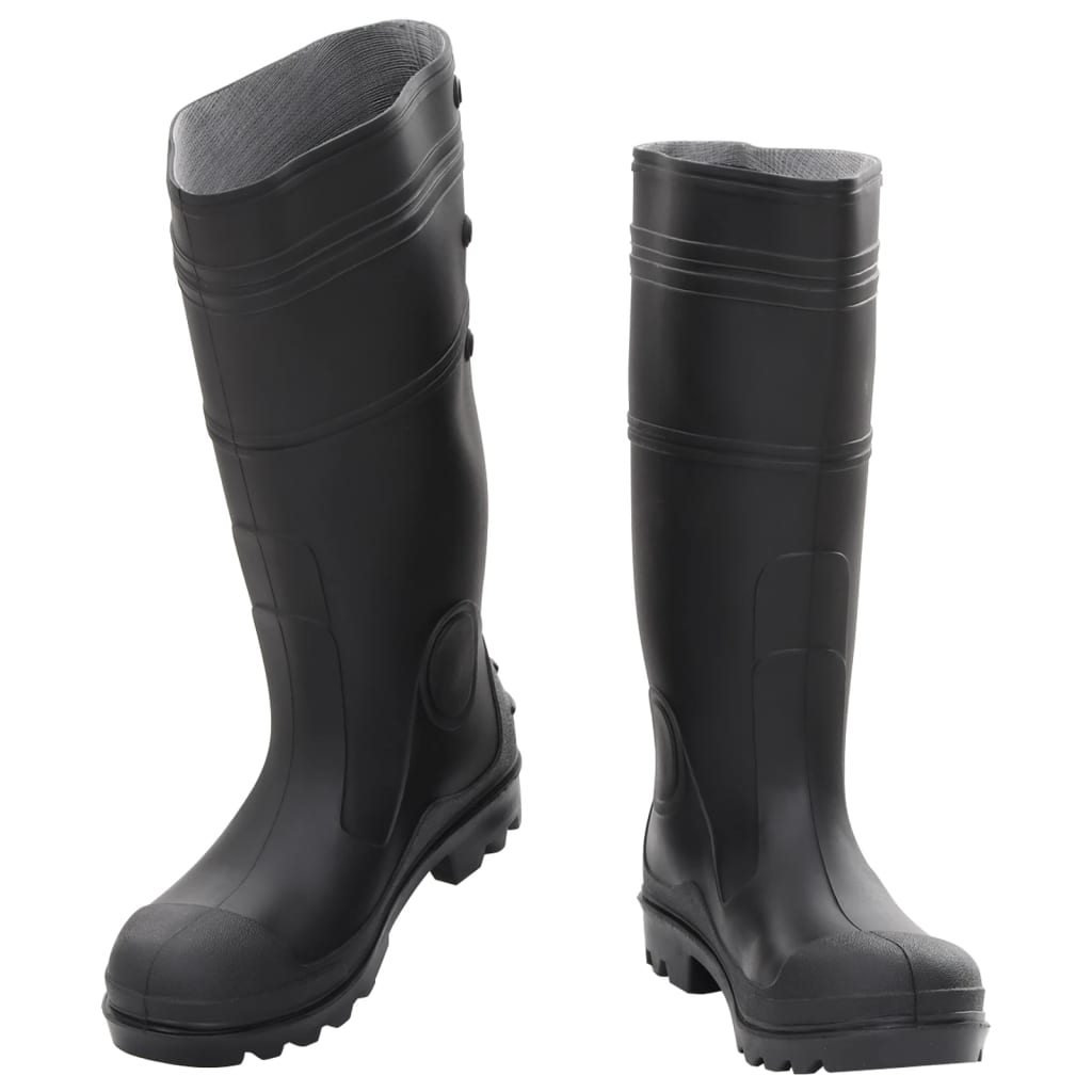 rubber boots, black, size 40, PVC