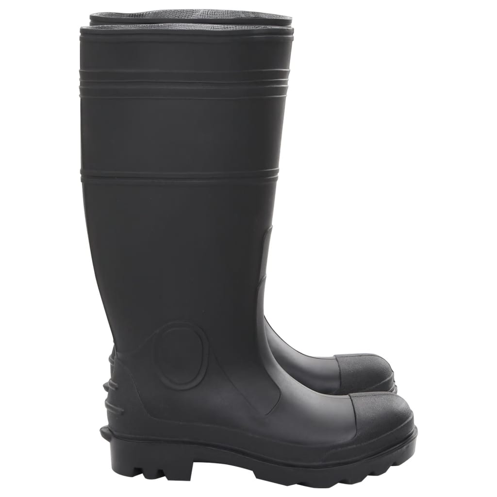 rubber boots, black, size 40, PVC