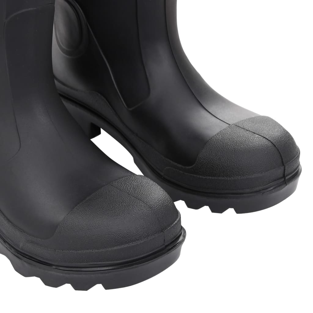 rubber boots, black, size 40, PVC