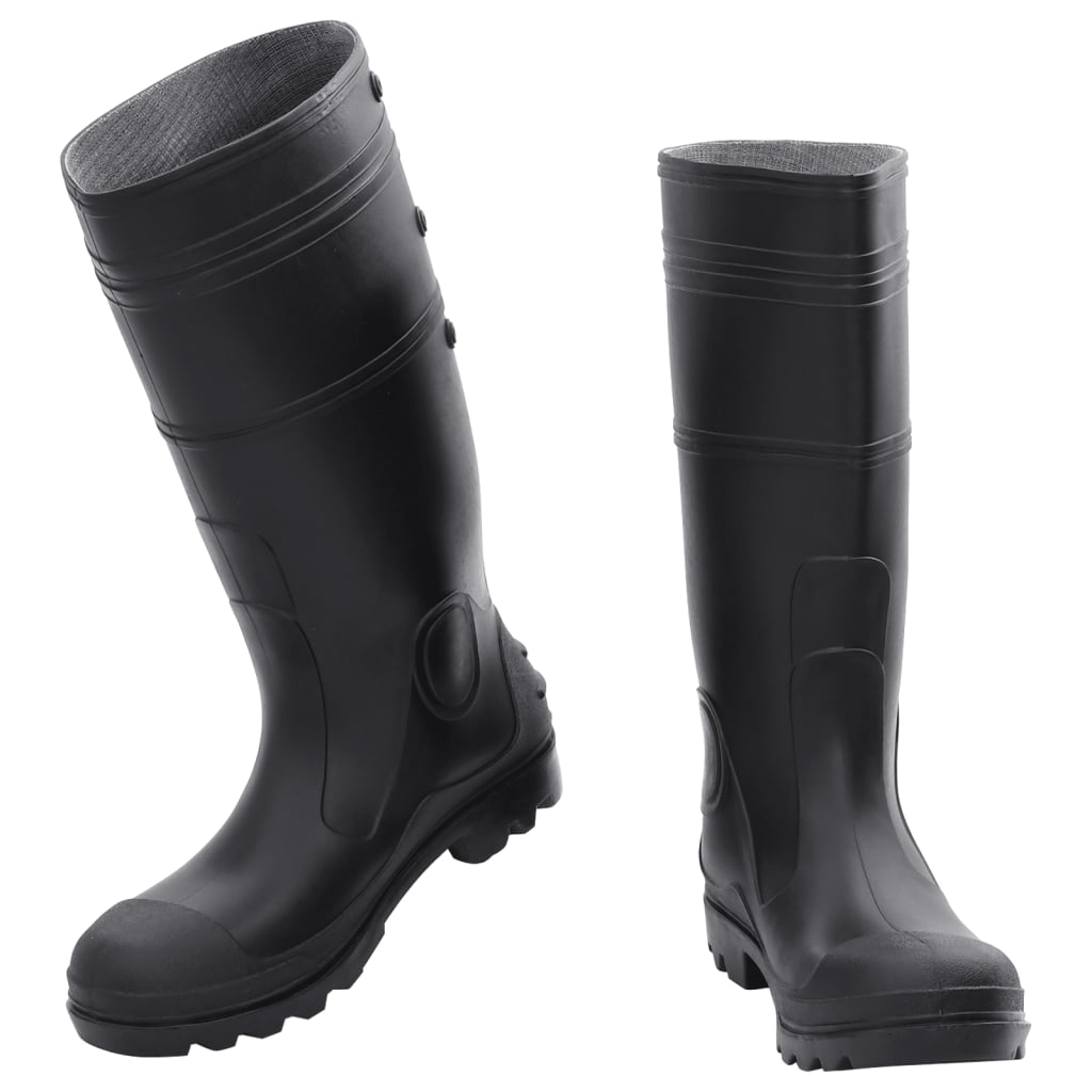 rubber boots, black, size 41, PVC