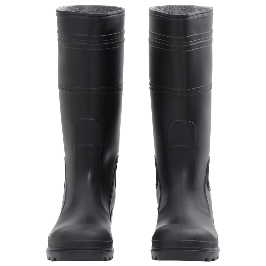 rubber boots, black, size 41, PVC