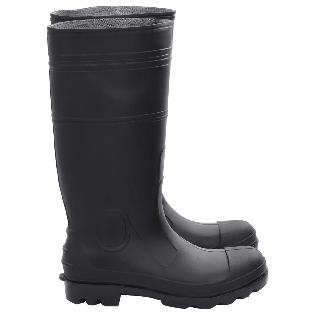 rubber boots, black, size 41, PVC