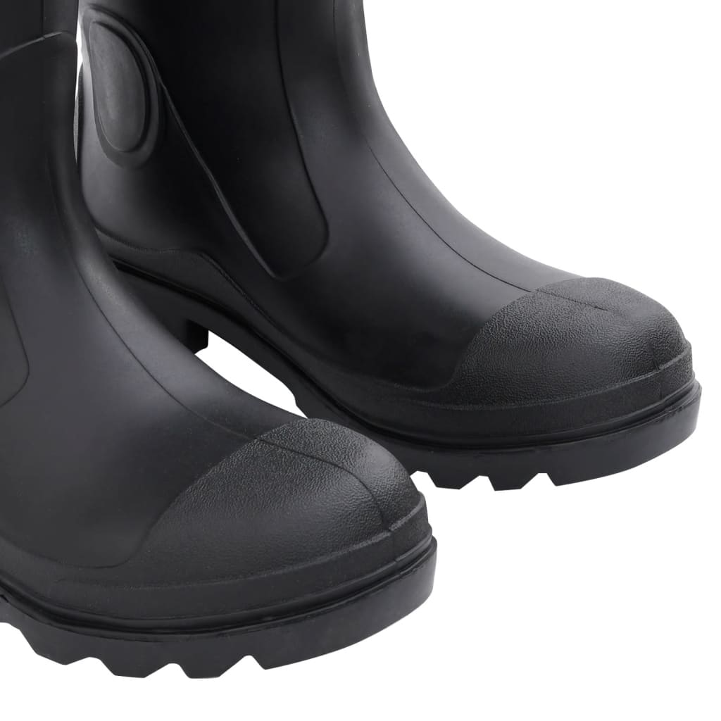 rubber boots, black, size 41, PVC