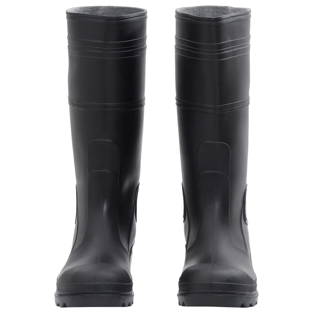 rubber boots, black, size 43, PVC