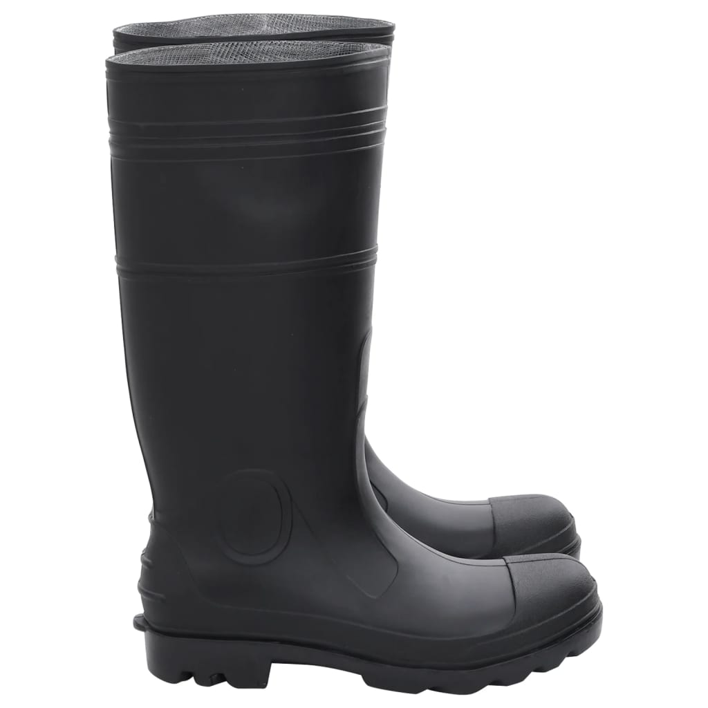 rubber boots, black, size 43, PVC