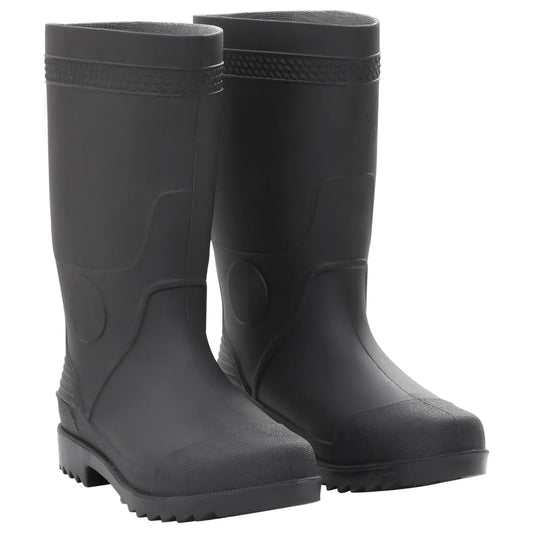 rubber boots, black, size 39, PVC