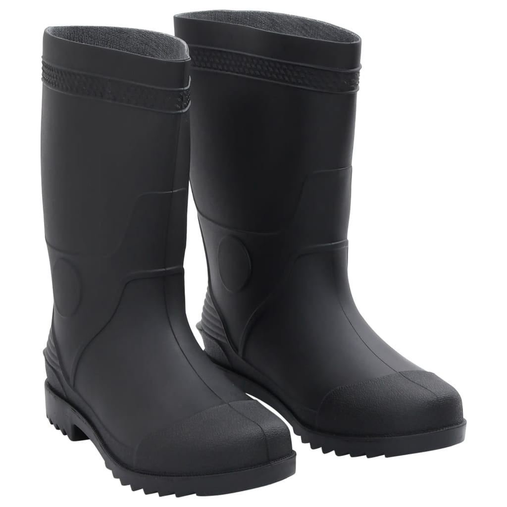 rubber boots, black, size 42, PVC