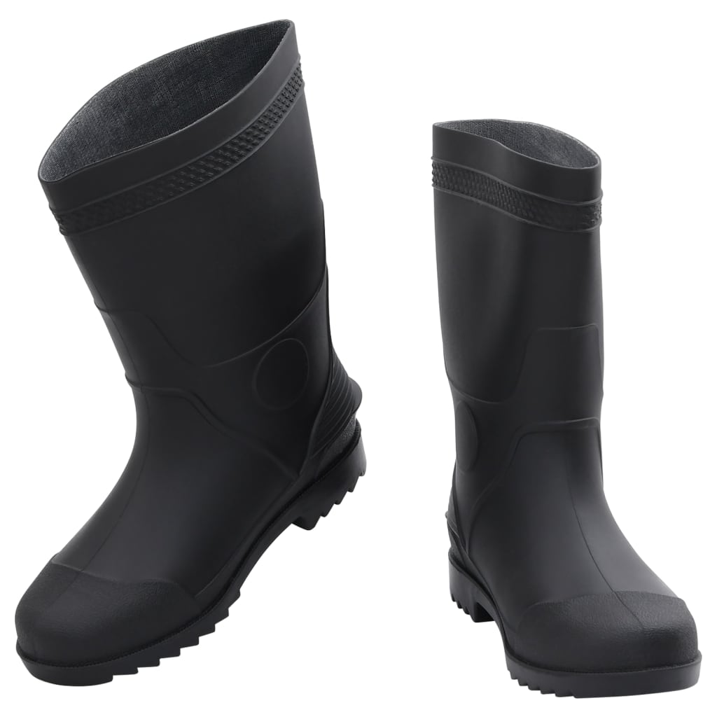 rubber boots, black, size 42, PVC