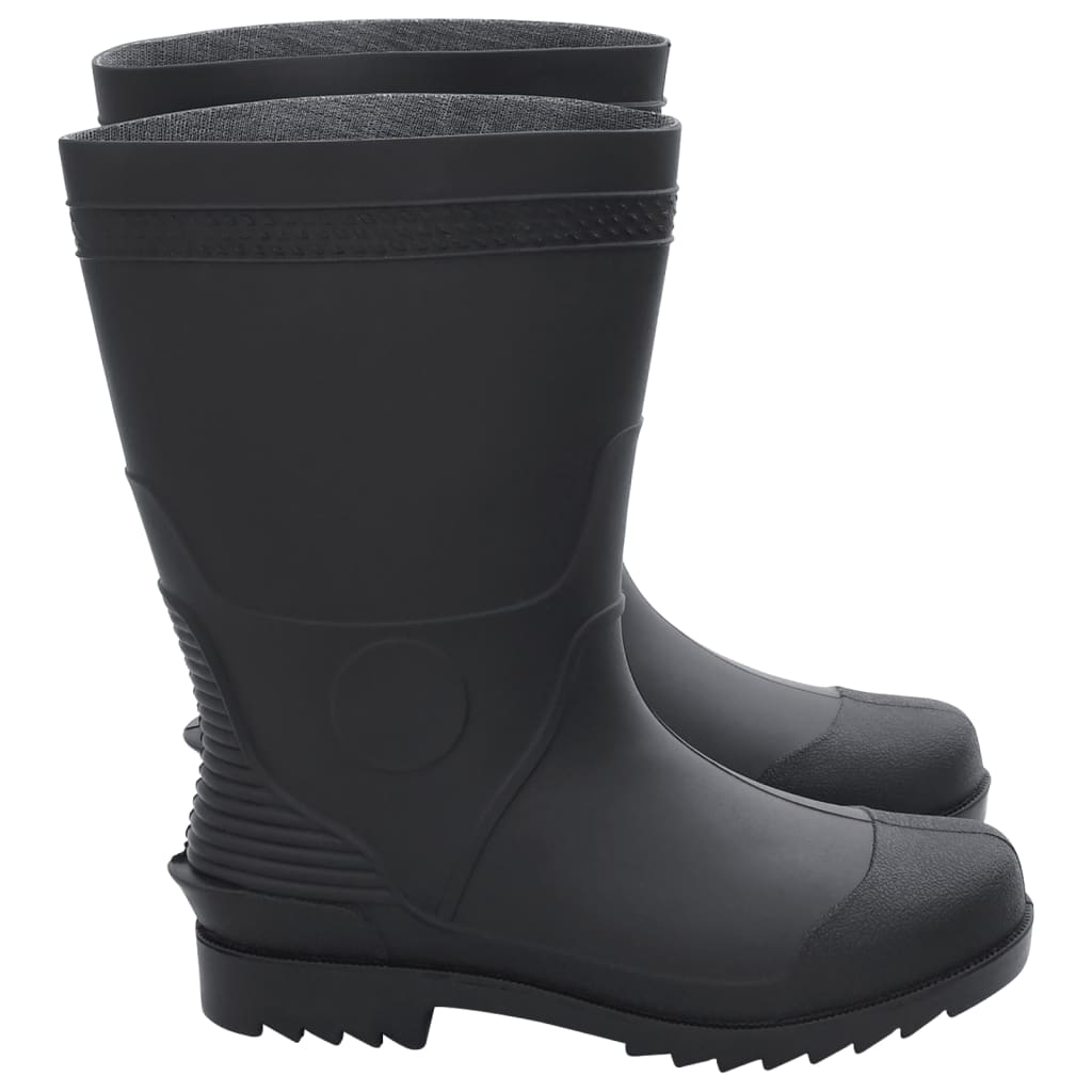 rubber boots, black, size 42, PVC