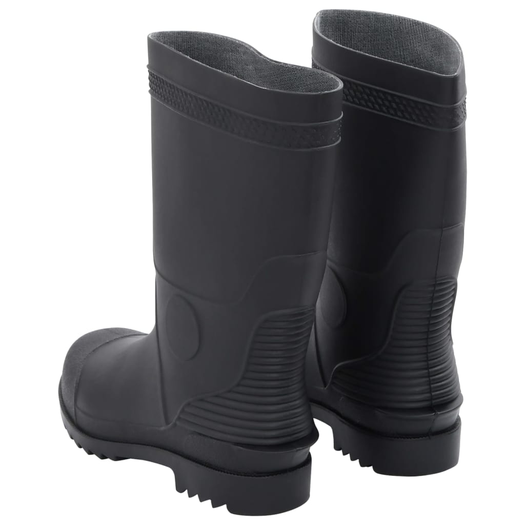 rubber boots, black, size 42, PVC