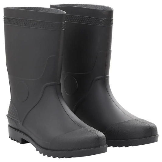 rubber boots, black, size 44, PVC