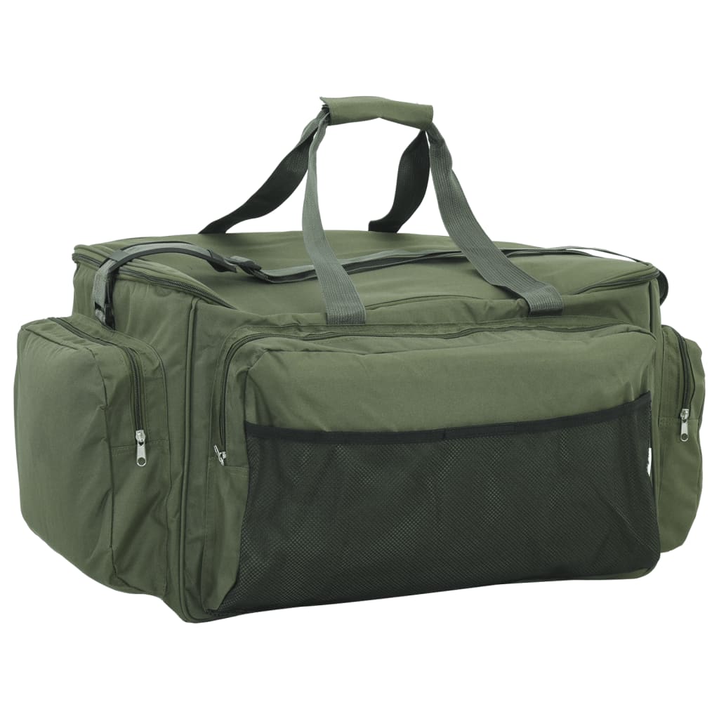 fishing bag, waterproof, dark green, Oxford fabric