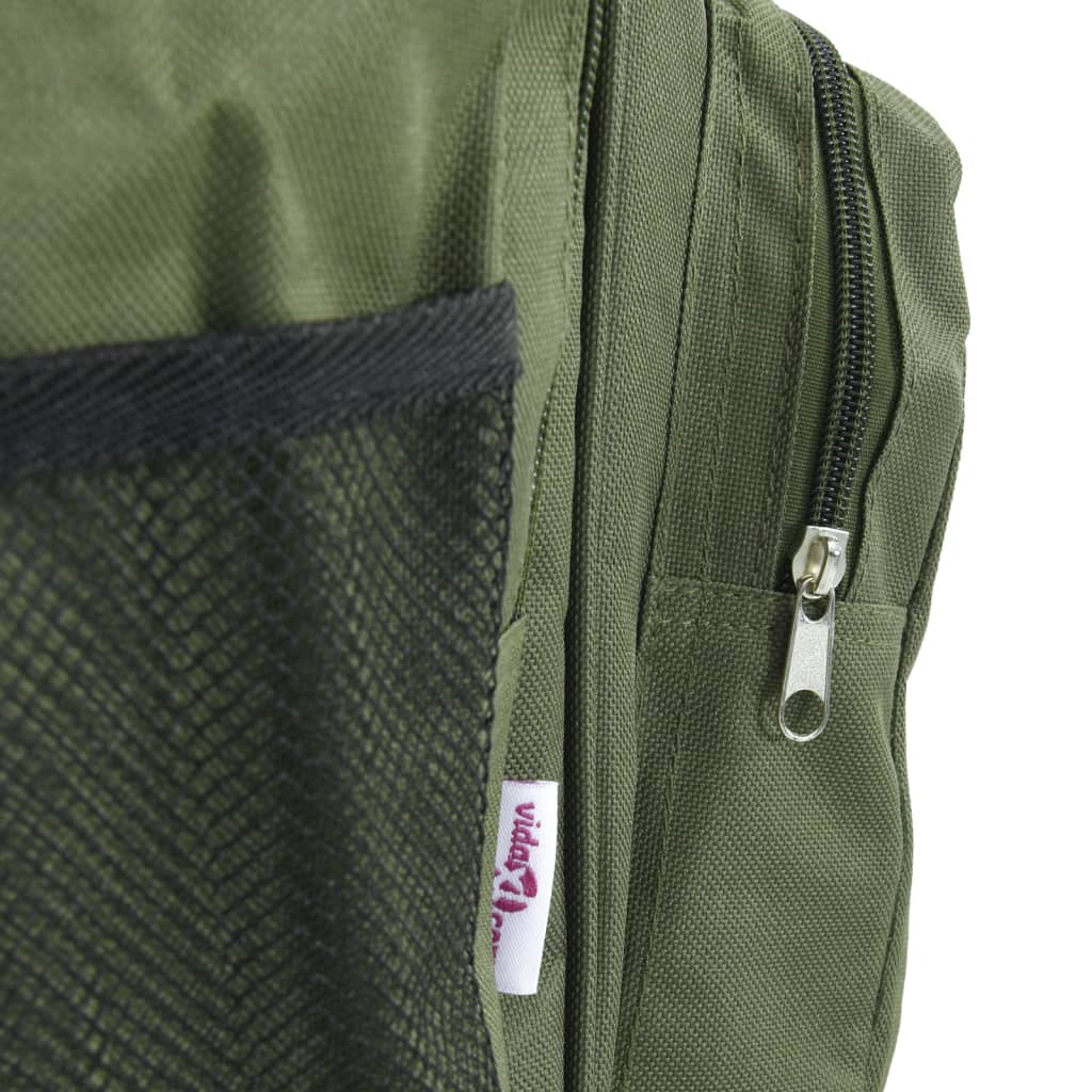 fishing bag, waterproof, dark green, Oxford fabric