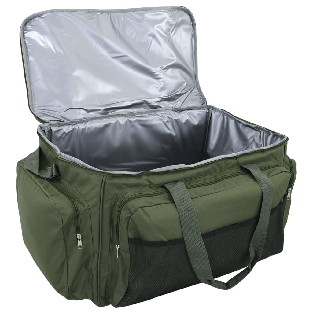 fishing bag, waterproof, dark green, Oxford fabric