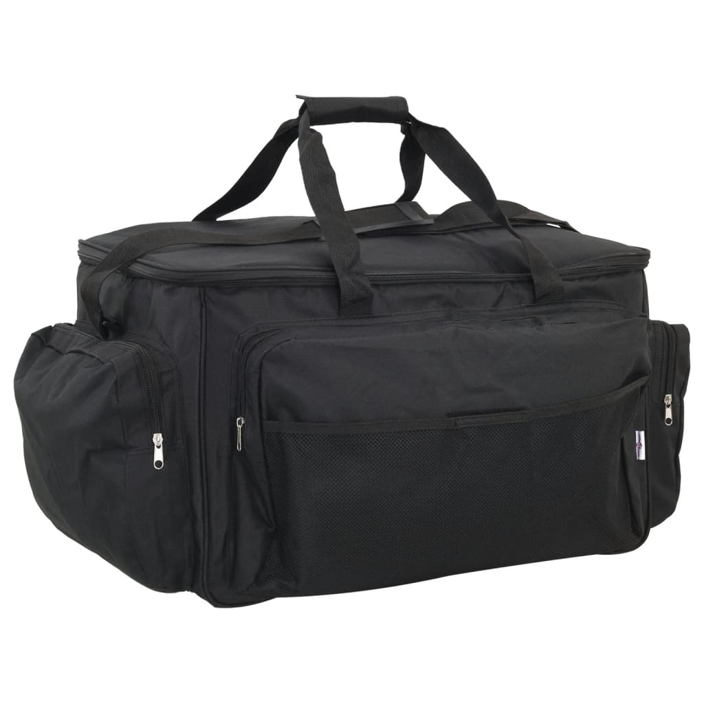 fishing bag, waterproof, black, Oxford fabric