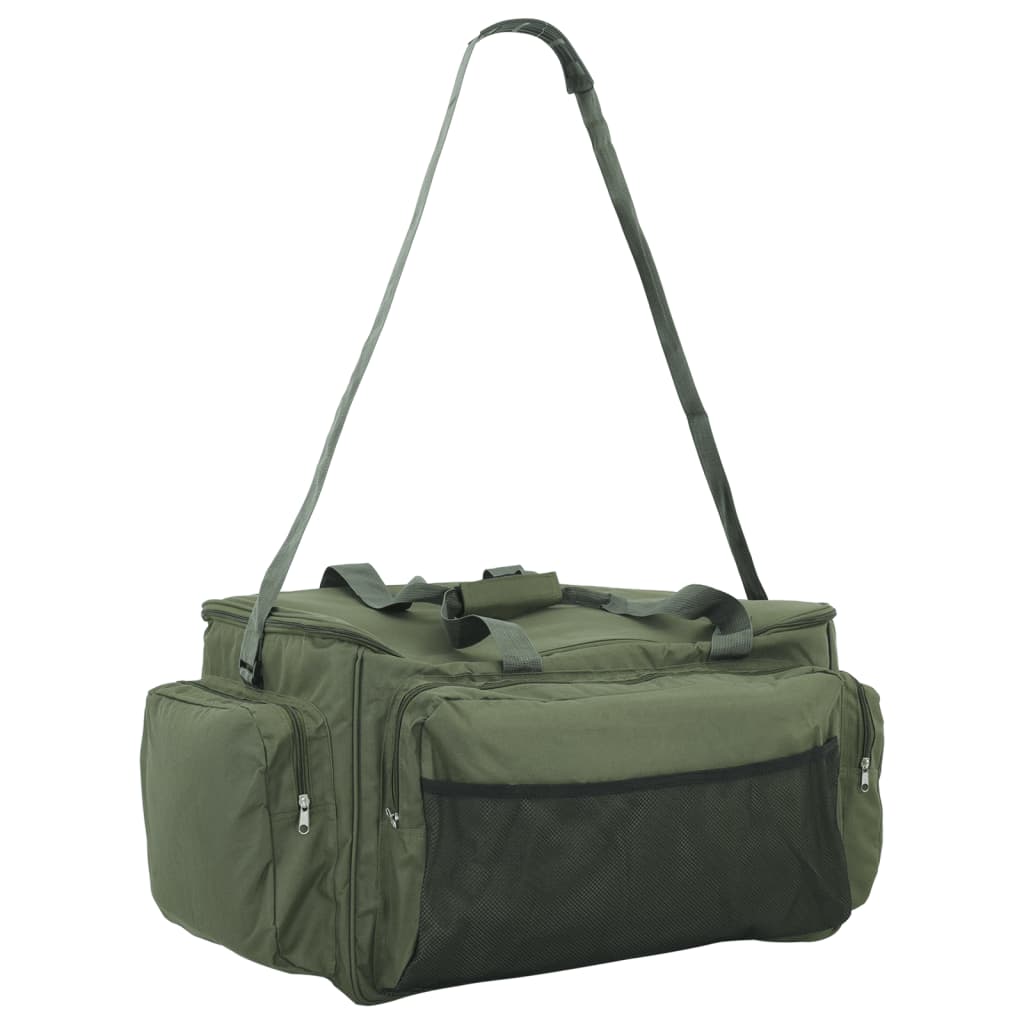 fishing bag, waterproof, dark green, Oxford fabric