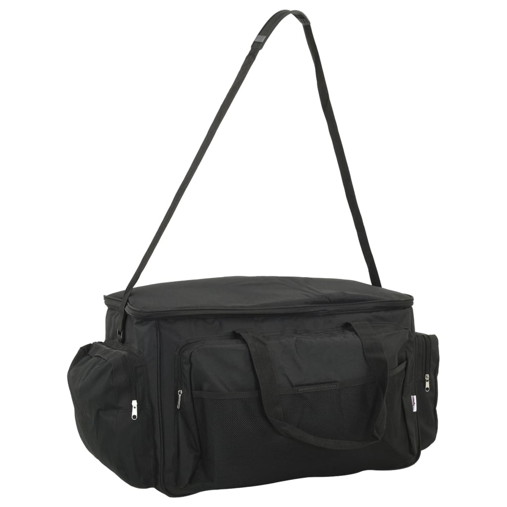 fishing bag, waterproof, black, Oxford fabric