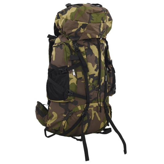 hiking backpack, green protective paint, 80 l, Oxford fabric